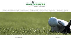 Desktop Screenshot of golf-masters.de