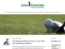 Tablet Screenshot of golf-masters.de